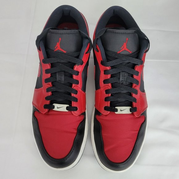 Nike Air Jordan 1 Retro Low 2014 Black Gym Red BRED 553558-001 US Size 13 - Picture 3 of 8
